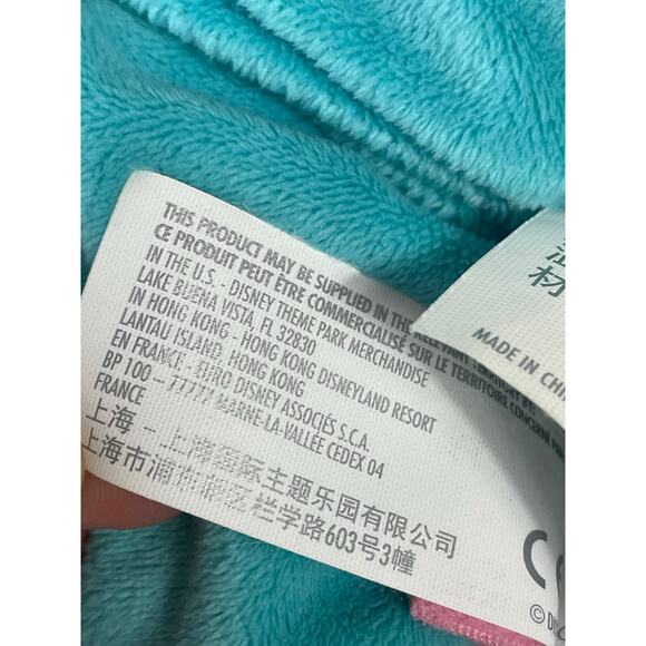 Disney Parks Babies Dumbo Plush Elephant 10" Blue Blanket Skirt Dress Authentic - Picture 4 of 10